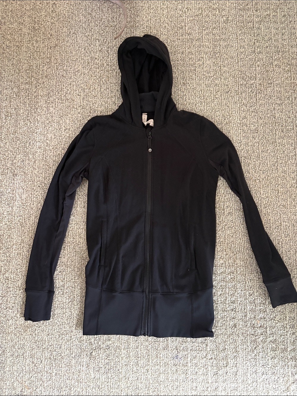 Lululemon Black Full-Zip Hooded Jacket